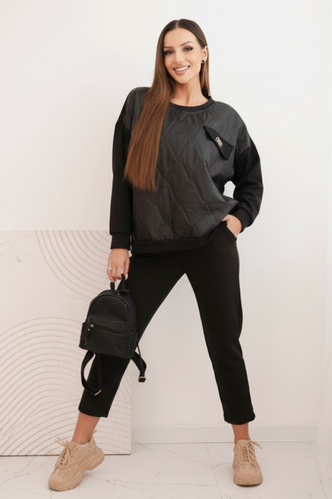 Комплект REBRALZA BLACK, Цвят: черен, IVET.BG - Твоят онлайн бутик.