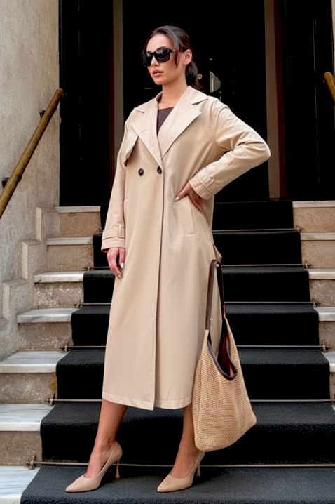 Тренчкот SPELVEZA BEIGE, Цвят: беж, IVET.BG - Твоят онлайн бутик.