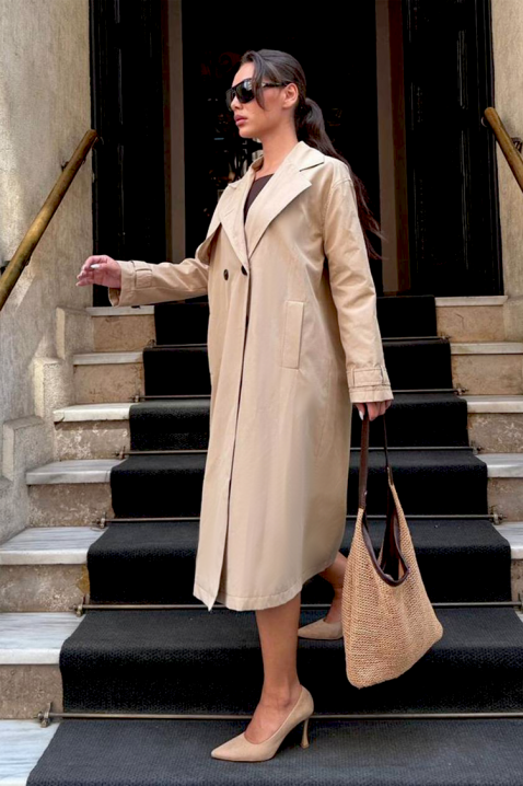 Тренчкот SPELVEZA BEIGE, Цвят: беж, IVET.BG - Твоят онлайн бутик.