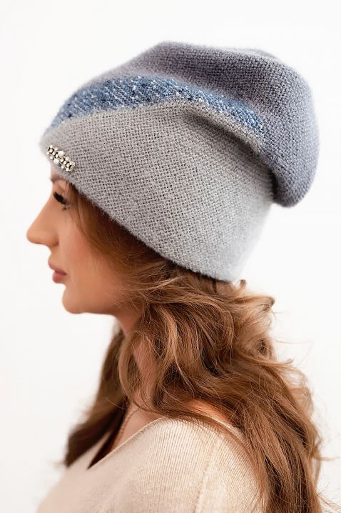 Шапка VERMIOGA GREY, Цвят: сив, IVET.BG - Твоят онлайн бутик.