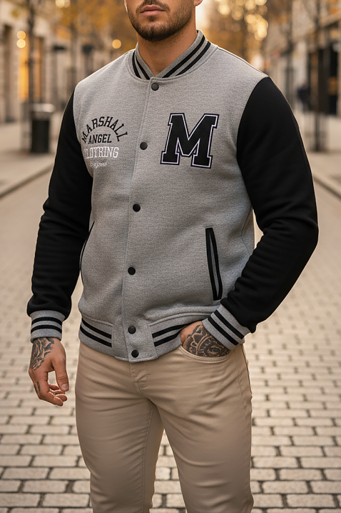 Мъжки суичър BROXONO GREY, Цвят: сив, IVET.BG - Твоят онлайн бутик.