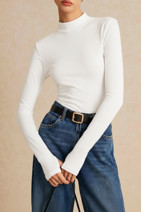 Дамска блуза MOIFELZA WHITE, Цвят: бял, IVET.BG - Твоят онлайн бутик.