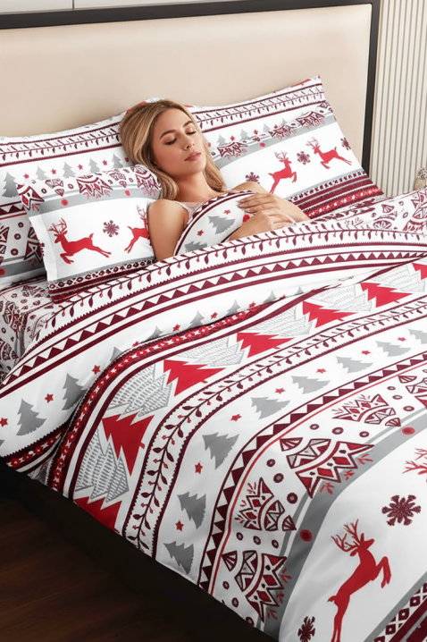 Спален комплект ROBELTY 200x220 cm памук - 4 части, Цвят: многоцветен, IVET.BG - Твоят онлайн бутик.