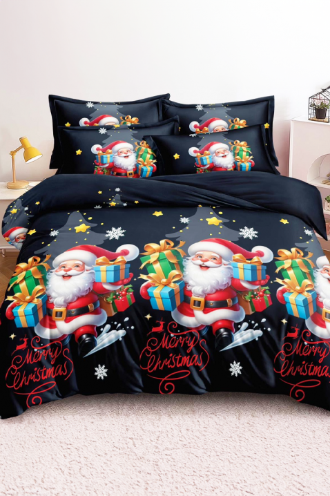 Спален комплект VIORENY 200x220 cm памук - 4 части, Цвят: черен, IVET.BG - Твоят онлайн бутик.