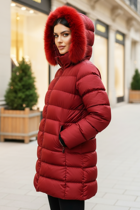 Яке BESERINA RED, Цвят: червен, IVET.BG - Твоят онлайн бутик.