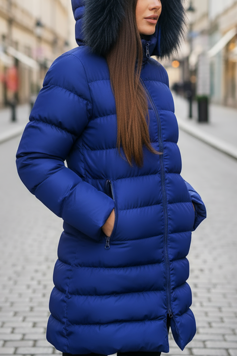 Яке BESERINA BLUE, Цвят: син, IVET.BG - Твоят онлайн бутик.