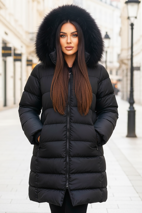 Яке BESERINA BLACK, Цвят: черен, IVET.BG - Твоят онлайн бутик.