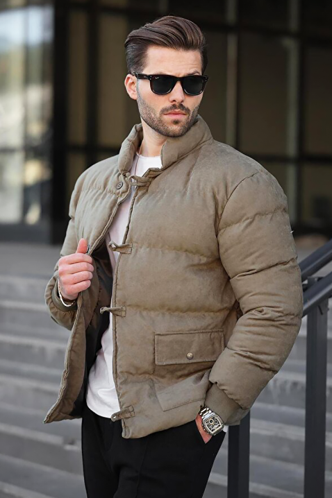 Мъжко яке RAMOLFO KHAKI, Цвят: каки, IVET.BG - Твоят онлайн бутик.