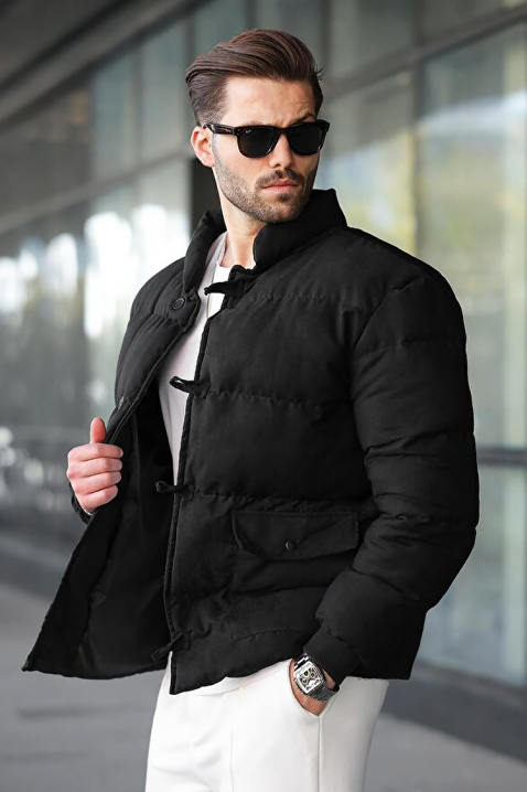 Мъжко яке RAMOLFO BLACK, Цвят: черен, IVET.BG - Твоят онлайн бутик.