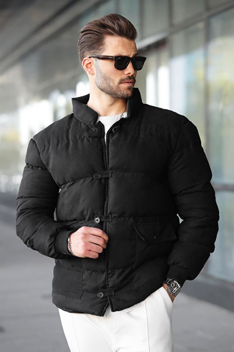Мъжко яке RAMOLFO BLACK, Цвят: черен, IVET.BG - Твоят онлайн бутик.