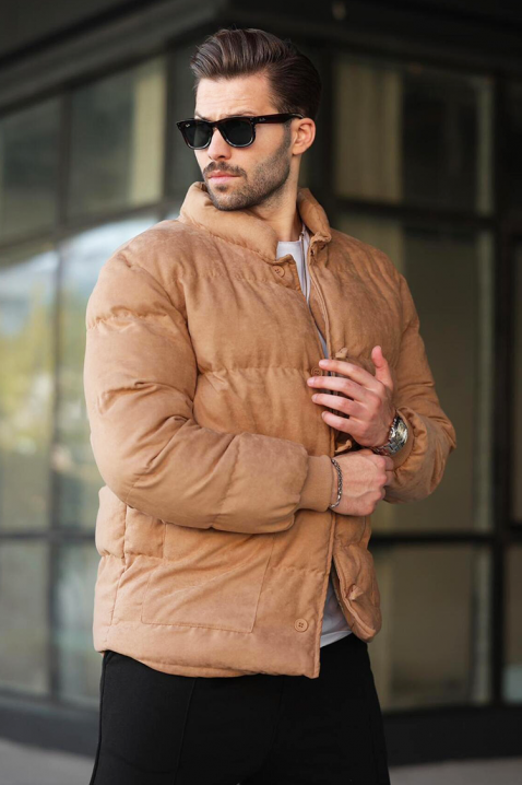 Мъжко яке RAMOLFO CAMEL, Цвят: светлокафяв, IVET.BG - Твоят онлайн бутик.