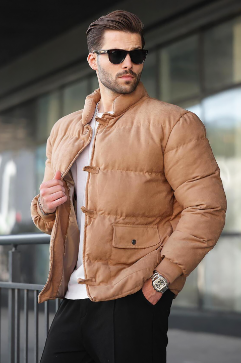 Мъжко яке RAMOLFO CAMEL, Цвят: светлокафяв, IVET.BG - Твоят онлайн бутик.