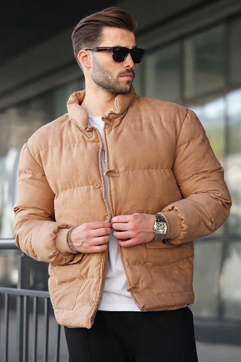 Мъжко яке RAMOLFO CAMEL, Цвят: светлокафяв, IVET.BG - Твоят онлайн бутик.