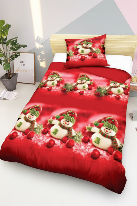 Спален комплект ZIOGY 140x200 cm памук, Цвят: червен, IVET.BG - Твоят онлайн бутик.