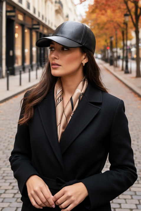 Шапка SELVERDA BLACK, Цвят: черен, IVET.BG - Твоят онлайн бутик.