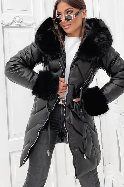 Яке NIOGELMA BLACK, Цвят: черен, IVET.BG - Твоят онлайн бутик.