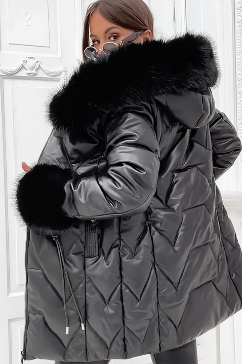 Яке NIOGELMA BLACK, Цвят: черен, IVET.BG - Твоят онлайн бутик.