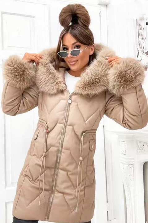 Яке NIOGELMA BEIGE, Цвят: беж, IVET.BG - Твоят онлайн бутик.