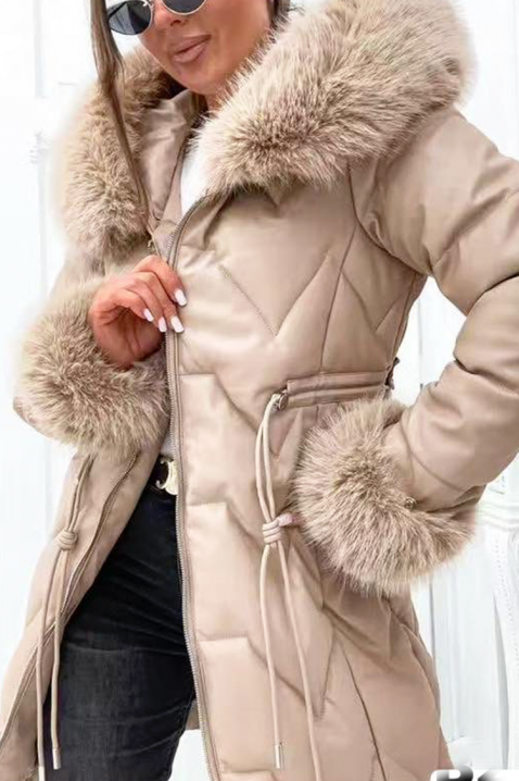 Яке NIOGELMA BEIGE, Цвят: беж, IVET.BG - Твоят онлайн бутик.