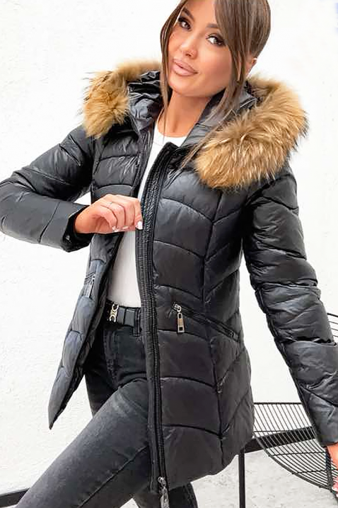 Яке GLORENZIA BLACK, Цвят: черен, IVET.BG - Твоят онлайн бутик.