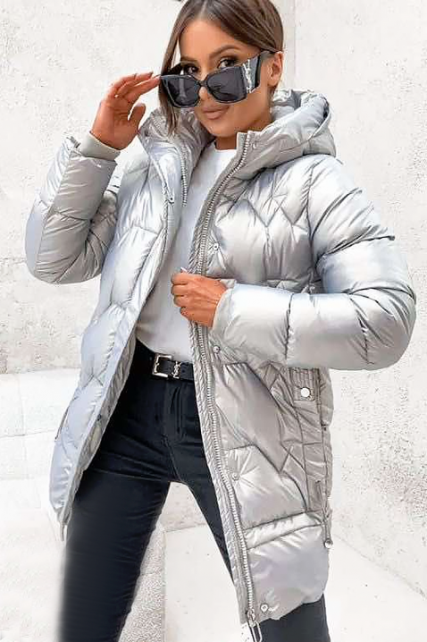 Яке LINVERDA SILVER, Цвят: сребърен, IVET.BG - Твоят онлайн бутик.