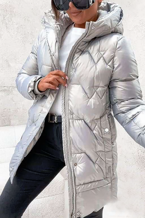 Яке LINVERDA SILVER, Цвят: сребърен, IVET.BG - Твоят онлайн бутик.