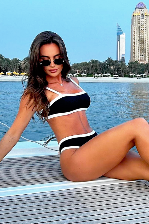 Бански VOLMERFA, Цвят: черно и бяло, IVET.BG - Твоят онлайн бутик.