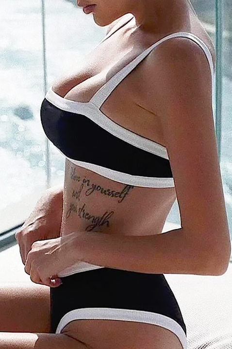 Бански VOLMERFA, Цвят: черно и бяло, IVET.BG - Твоят онлайн бутик.