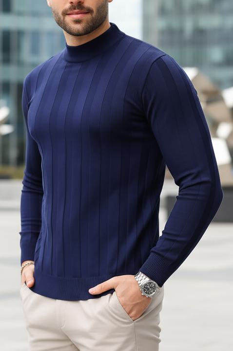 Мъжка блуза PATRIX NAVY, Цвят: тъмносин, IVET.BG - Твоят онлайн бутик.