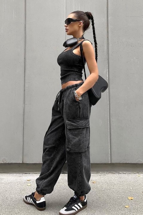 Комплект GLODIRA, Цвят: графит, IVET.BG - Твоят онлайн бутик.