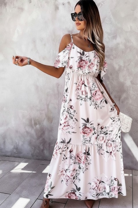 Рокля KAMGIRA, Цвят: екрю, IVET.BG - Твоят онлайн бутик.