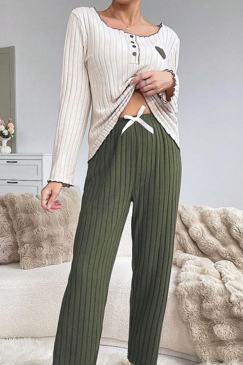 Пижама RELDINZA GREEN, Цвят: зелен, IVET.BG - Твоят онлайн бутик.