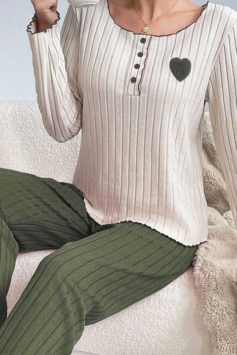 Пижама RELDINZA GREEN, Цвят: зелен, IVET.BG - Твоят онлайн бутик.