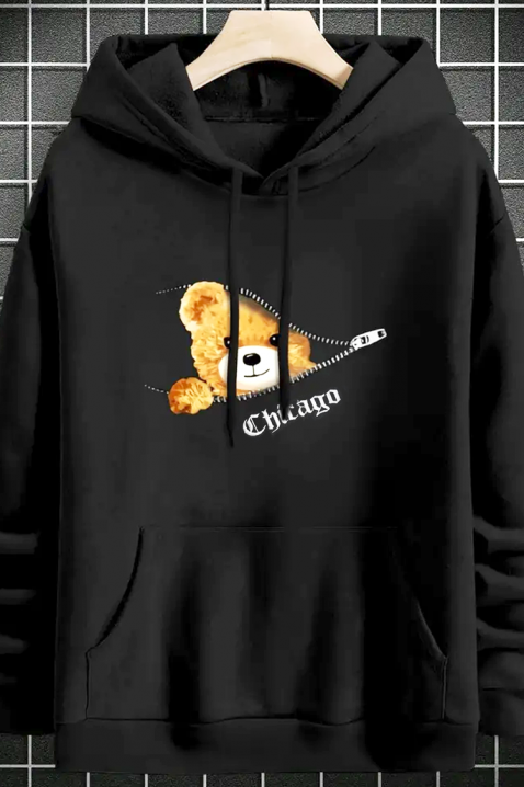 Мъжки суичър BRONEDO, Цвят: черен, IVET.BG - Твоят онлайн бутик.