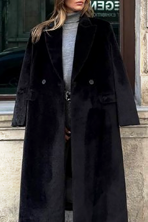 Палто PAVLENZA BLACK, Цвят: черен, IVET.BG - Твоят онлайн бутик.