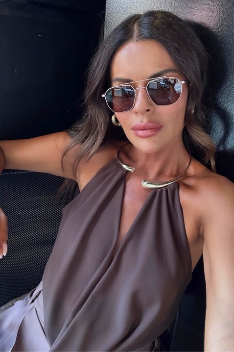 Топ - боди SELESTRA BROWN, Цвят: кафяв, IVET.BG - Твоят онлайн бутик.