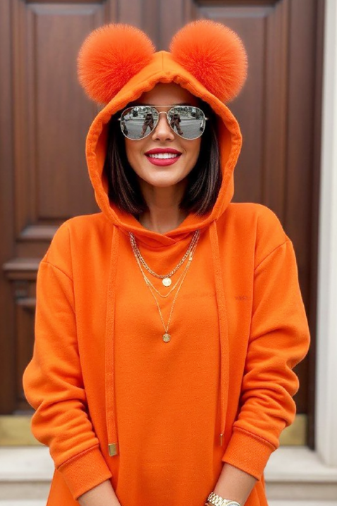 Суичър BEMBONA ORANGE, Цвят: оранжев, IVET.BG - Твоят онлайн бутик.