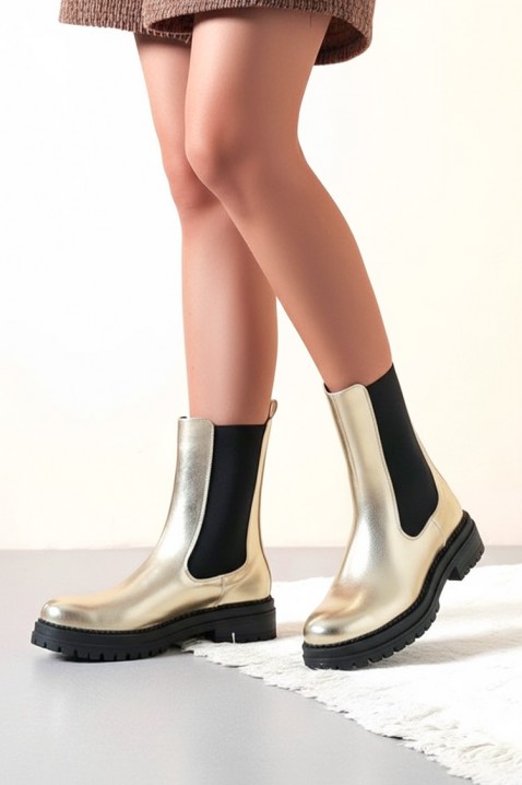 Дамски боти MENSIRA - Боти | Ivet.BG Дамски боти MENSIRA, Цвят: златен, IVET.BG - Твоят онлайн бутик.