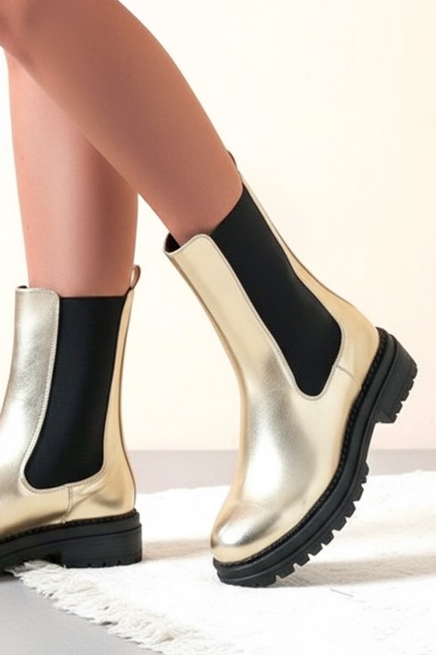 Дамски боти MENSIRA - Боти | Ivet.BG Дамски боти MENSIRA, Цвят: златен, IVET.BG - Твоят онлайн бутик.