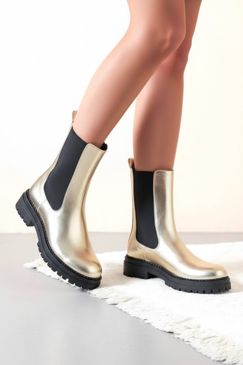 Дамски боти MENSIRA - Боти | Ivet.BG Дамски боти MENSIRA, Цвят: златен, IVET.BG - Твоят онлайн бутик.