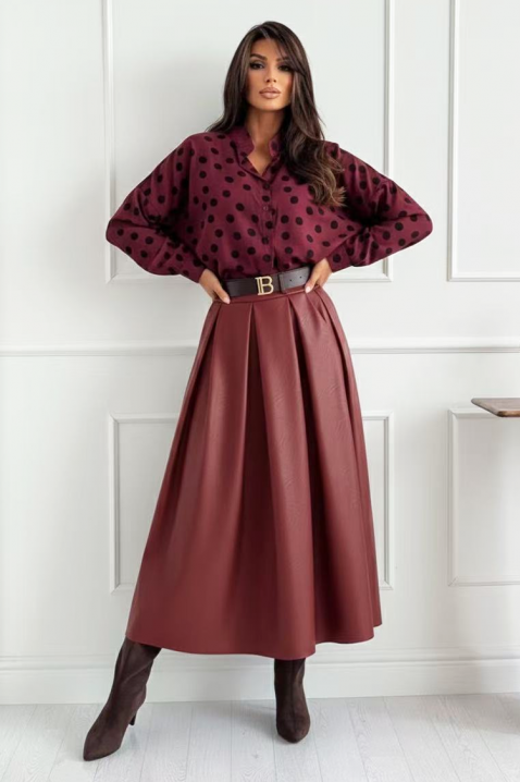 Пола AMOLEFA BORDO - Поли | Ivet.BG Пола AMOLEFA BORDO, Цвят: бордо, IVET.BG - Твоят онлайн бутик.