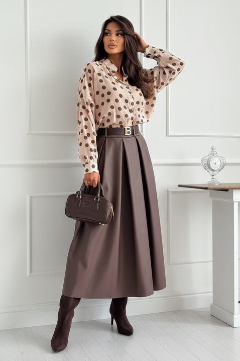 Пола AMOLEFA BROWN - Поли | Ivet.BG Пола AMOLEFA BROWN, Цвят: кафяв, IVET.BG - Твоят онлайн бутик.