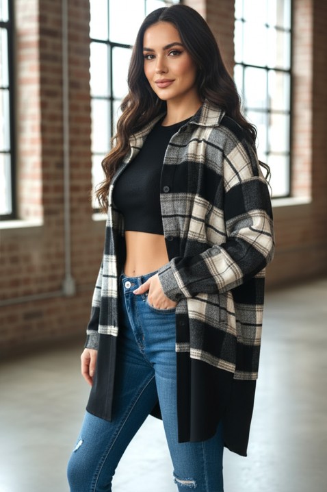 Дамска риза CASIANTA BLACK - Ризи | Ivet.BG Дамска риза CASIANTA BLACK, Цвят: черен, IVET.BG - Твоят онлайн бутик.