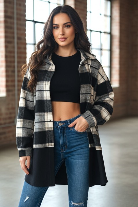 Дамска риза CASIANTA BLACK - Ризи | Ivet.BG Дамска риза CASIANTA BLACK, Цвят: черен, IVET.BG - Твоят онлайн бутик.