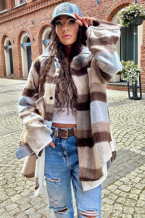 Дамска риза CASIANTA BROWN - Ризи | Ivet.BG Дамска риза CASIANTA BROWN, Цвят: кафяв, IVET.BG - Твоят онлайн бутик.