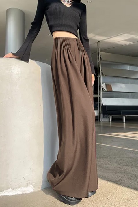 Панталон ZIBALDA BROWN - Панталони  | Ivet.BG Панталон ZIBALDA BROWN, Цвят: кафяв, IVET.BG - Твоят онлайн бутик.