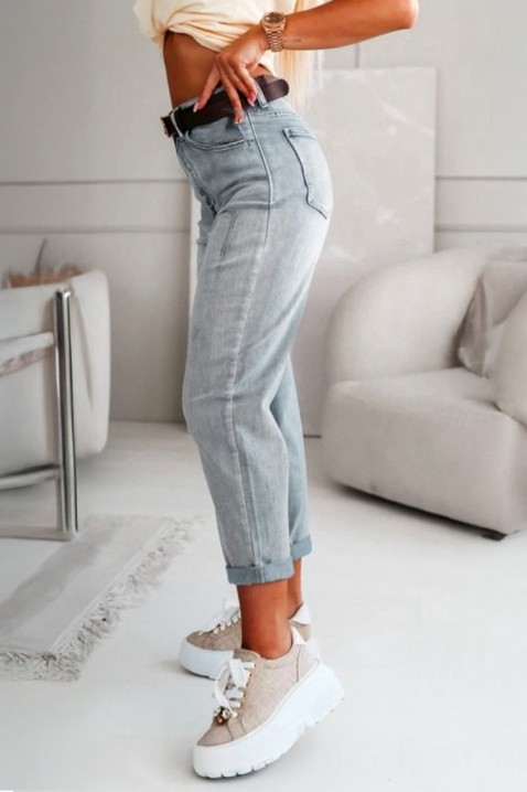 Дънки DRAZINA, Цвят: светлосин, IVET.BG - Твоят онлайн бутик.