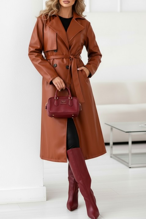 Тренчкот DRENDILZA - Палта | Ivet.BG Тренчкот DRENDILZA, Цвят: светлокафяв, IVET.BG - Твоят онлайн бутик.