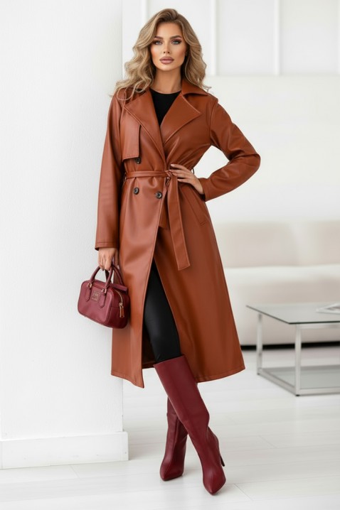 Тренчкот DRENDILZA - Палта | Ivet.BG Тренчкот DRENDILZA, Цвят: светлокафяв, IVET.BG - Твоят онлайн бутик.