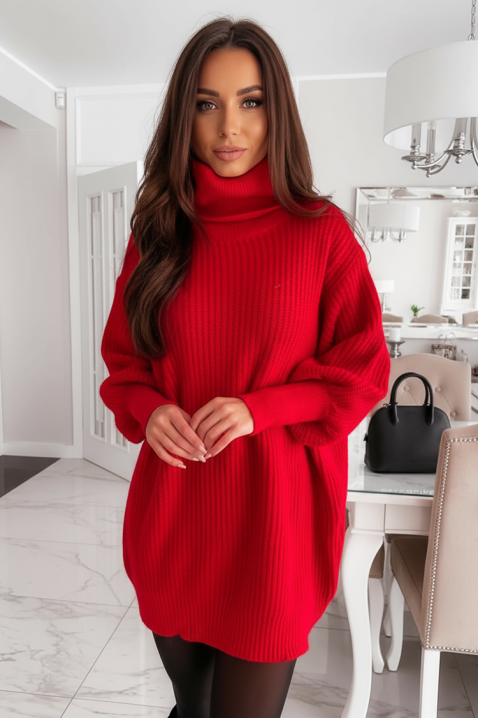 Пуловер OUVRINDA RED - Пуловери | Ivet.BG Пуловер OUVRINDA RED, Цвят: червен, IVET.BG - Твоят онлайн бутик.